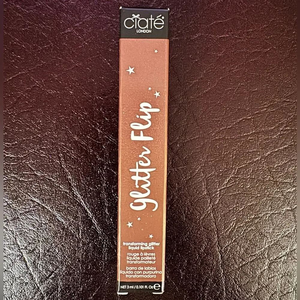 Ciate Glitter Flip Transforming Glitter Liquid Lipstick Whisper New in Box